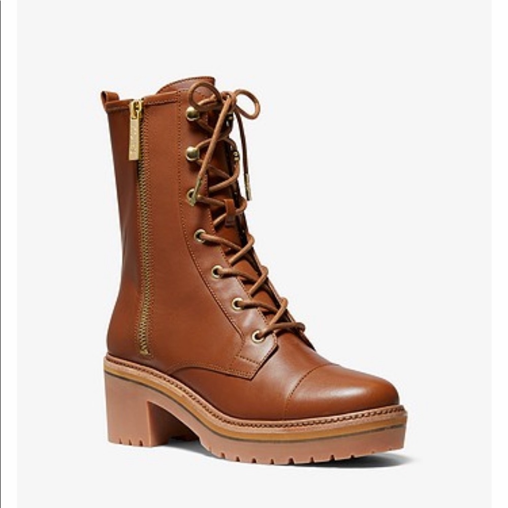 Michael Kota Anaka Leather Combat Boot